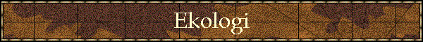 Ekologi