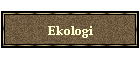 Ekologi